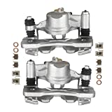 A-Premium Brake Caliper Assembly with Bracket Compatible with Honda Civic 1990-2000 Civic del Sol 1993-1997 CRX 1990-1991 Front Side 2-PC Set