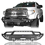 Hooke Road Tundra Front Bumper Steel Winch Bumper Compatible with Toyota Tundra 2014 2015 2016 2017 2018 2019 2020 2021