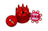 MSD Ignition 84335 Standard Cap/Rotor Kit, Red
