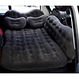 CALOER Thick Inflatable Car Air Mattress with Pocket,Headboard,Pillows and Air Pump (Portable)-Camping Inflation Bed Travel Air Bed Car Back Seat-Blow Up Air Mattress - Car Bed fits Car, SUV, Truck