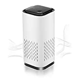 KIKI PURE A1 Mini HEPA USB-C Powered Air Purifier. Ultra Portable (5.2in tall, 6.7 ounces), Ultra Quiet. Perfect for Travel, In-Car and Desktop (White)