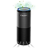 CALODY Portable Air Purifier, Car Air Purifier with H13 True HEPA Filter for Allergies, Smoke, Dust and Odor Eliminator, HEPA Air Purifier for Car Traveling Bedroom Office