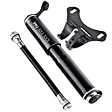 PRO BIKE TOOL Mini Bike Pump Fits Presta and Schrader - High Pressure PSI - Reliable, Compact & Light - Bicycle Tire Pump for Road, Mountain and BMX