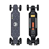 JKING Electric Skateboard Electric Longboard with Remote Control Skateboard,1800W Dual Brushless Motor ,24 MPH Top Speed，18.6 Miles Range,4 Speed Adjustment，Max Load 330 Lbs