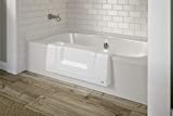 CleanCut Convertible Bathtub Accessibility Kit - Convert Existing Tub to Walk-In Tub (White, Size Large)