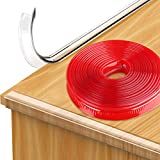 Baby Proofing, Clear Edge Protector Strip, Soft Corner Protectors for Kids, 16.4ft Pre-Tape Adhesive Corner Protectors for Furniture Against Sharp Corners for Cabinets, Tables, Drawers