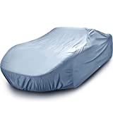 iCarCover 30-Layers Premium Car Cover Waterproof All Weather Weatherproof UV Sun Protection Snow Dust Storm Resistant Outdoor Exterior Custom Form-Fit Full Padded Car Cover with Straps (215' - 224' L)