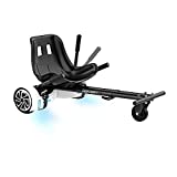 Hover-1 Buggy Attachment for Transforming Hoverboard Scooter into Go-Kart , Black, 24' L x 7.5' W x 19' H