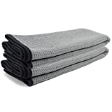 Zwipes Auto 879-2 Professional Microfiber Waffle Drying Towel, 25 in. x 36 in, 2-Pack