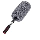 IPELY Super Soft Microfiber Car Duster Exterior with Extendable Handle, Car Brush Duster for Car Cleaning Dusting