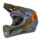 O'Neal Sonus Deft Mountain Bike Helmet Olive/Orange, Large