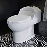 Swiss Madison Well Made Forever SM-1T803 Chateau One Piece Toilet, Glossy White