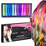 Hair Chalk,Hair Chalk Paint,Hair Chalk Set,Temporary Washable Hair Color Dye for Kids,Non Toxic,Non-Stick & Vibrant,New Year Birthday Party Cosplay DIY Children's Day,Halloween,Christmas