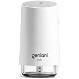 GENIANI Portable Small Cool Mist Humidifiers 250ML - USB Desktop Humidifier for Plants, Office, Car, Baby Room with Auto Shut Off & Night Light - Quiet Mini Humidifier (White)
