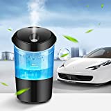One Fire Car Diffuser for Essential Oils, Portable Humidifiers for Travel, 7 Color Car Essential Oil Diffuser for Car, Mini Diffuser Car Oil Diffusers, USB Humidifier Car Diffusers for Essential Oils