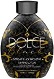 Dolce Black Bronzer Tanning Lotion - Outdoor/Indoor Tanning Lotion for Tattoo & Color Fade Protection - Anti-Orange, Anti-Aging & Anti-Wrinkle Natural Tanning Lotion - for Men & Women