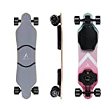 Electric Skateboard Electric Longboard with Remote Control Electric Skateboard,900W Hub-Motor ,25 MPH Top Speed，16 Miles Range,3 Speed Adjustment，Max Load 220 Lbs,12 Months Warranty