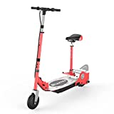 MAXTRA Upgraded E120 Electric Scooter with Removable Seat for Kids Ages 6-12,Adjustable Handlebar and Seat Scooters - Up to 10mph and 155lbs Max Load