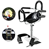Zmmyr Electric Bicycle Child Safety Seat Pedal Motorcycle Scooter Can Lift Detachable Front Baby Kids Seats for Electric Scooters (Half Surrounded)