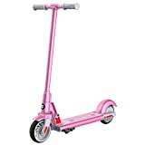 Gotrax GKS Electric Scooter, Kick-Start Boost and Gravity Sensor Kids Electric Scooter, 6' Wheels UL Certificated E Scooter for Kids Age of 6-12 (Pink)