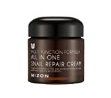 MIZON Snail Repair Cream 2.5 oz, Face Moisturizer with Snail Mucin Extract, All in One Snail Repair Cream, Recovery Cream, Korean Skincare, Wrinkle & Blemish Care by Mizon (2.5 oz 75ml)