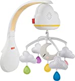 Fisher-Price, Calming Clouds Mobile Soother Crib Toy Nursery Sound Machine for Newborn Baby to Toddler, Multicolor