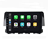 SYGAV Android 10.0 for 2016-2020 Honda Civic Radio Built-in Carplay Android Auto GPS Navigation 10.2 Inch Touch Screen Car Stereo Head Unit