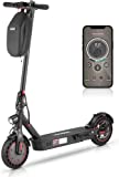 iScooter MAX Electric Scooter - 500W Motor, Up to 22 Miles Range, 22 MPH Top Speed, 10' Solid Tires, Dual Suspensions, UL Certified Folding Electric Scooter for Adults Commute