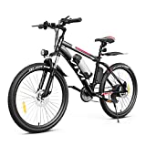 VIVI Electric Bike for Adults, 26' Electric Mountain Bike 350W Ebike 20MPH Adult Electric Bicycles with Removable Battery, Up to 50 Miles, Professional 21 Speed E-Bike