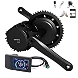 BAFANG 48V 750W Mid Drive Kit, 8Fun BBS02 Electric Bike Mid Mount Motor with 500C Display & 44T Chainring, DIY eBike Conversion Kit for Mountain Bicycle Road Bicycles Commuter Bikes (NO Battery)