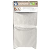 Sealy Baby - Cotton Comfort 3-Sided Contoured Diaper Changing Pad for Dresser or Changing Table - White