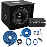 Skar Audio Single 15' Complete 1,200 Watt SDR Series Subwoofer Bass Package - Includes Loaded Enclosure with Amplifier
