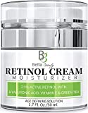 Retinol Moisturizer Anti Aging Cream for Face and Eye Area - With Hyaluronic Acid - 2.5% Active Retinol - Vitamin E - Reduce Appearance of Wrinkles and Fine lines - Best Day and Night Face Cream
