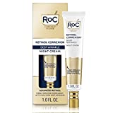 RoC Retinol Correxion Deep Wrinkle Anti-Aging Night Cream, Daily Face Moisturizer with Shea Butter, Glycolic Acid and Squalane, Skin Care Treatment, 1 Ounce (Packaging May Vary)
