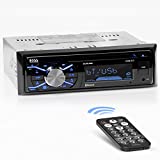 BOSS Audio Systems 508UAB Multimedia Car Stereo - Single Din, Bluetooth Audio/Hands-Free Calling, Built-in Microphone, CD/MP3/USB/AUX Input, AM/FM Radio Receiver, Wireless Remote Control