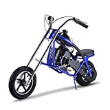 SAY YEAH Mini Dirt Pit Bike 49cc Motorcycle for Kids,2 Stroke Gas Scooter Non California Compliant (Blue)
