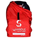 Slynnar Car Seat Travel Bag for Airplane - Gate Check Bag Fits Convertible Car Seats, Infant carriers & Booster Seats, Red Upgrade (Red Upgrade)