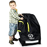 V VOLKGO Durable Car Seat Travel Bag with E-Book - Ideal Gate Check Bag for Air Travel & Saving Money - for Safe & Secure Car Seat - Fits Car Seats, Infant Carriers & Booster