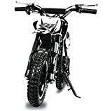 FRP DB001 50CC 2-Stroke Kids Dirt Bike EPA Approved Mini Dirt Bike, Kid Dirt Bike Oil Mixed Needed, Shock Absorption Speed Up 20 Mph, Dirt Bike Gas Weight Support 160 LB Dual Bakes