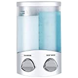Better Living Products 76234-1 DUO 2-Chamber Dispenser, Satin Silver