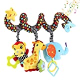 Hanging Toys for Car Seat Crib Mobile, willway Infant Baby Spiral Plush Toys for Crib Bed Stroller Car Seat Bar