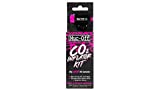 Muc Off CO2 Inflator Kit, MTB - Puncture Repair Kit for Mountain Bikes with Presta Or Schrader Valves - Includes 2 Cartridges, Inflator Head & Sleeve