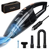 Car Vacuum Cleaner - Handheld Vacuum Cleaner 8000Pa Suction with 16.4ft Cord, Car Vacuum Cleaner High Power, Hand Vacuum Wet and Dry Cleaning Portable Vacuum Cleaner for Car Kit with Metal HEPA Filter