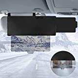 Car Visor Extender, Polarized Sun Visor Multifunctional Retractable Polycarbonate HD Automotive Sunshade Blocker for Car Anti-Glare, Uv, Fog and Snow Blindness 13'