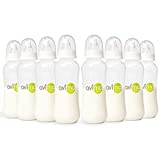 Avima 10 oz Anti Colic Baby Bottles, BPA Free, Standard Neck with Medium Flow Nipples (Set of 8)