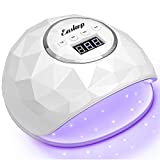 Easkep UV LED Nail Lamp 86W Nail Dryer with LED UV Light for Nails Lamp 4 Timer Setting Auto Sensor, Temperature Protection Gel Nail Polish Curing Dryer for Home and Salon