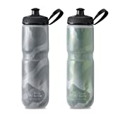 Polar Bottle - Sport Insulated Contender 2-Pack - 24 oz, Charcoal & Olive