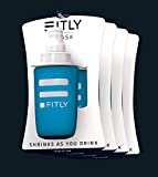 FITLY FLASK150 - Soft Flask for Hydration Pack - Ideal for Running Hiking Cycling Climbing - Collapsible Water Bottle (5 oz - 150 ml)