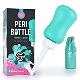Cynpel Peri Bottle for Postpartum Essentials, Feminine Care | The Original Portable Bidet, Hemmoroid Treatment… (1 Count (Pack of 1), Blue)