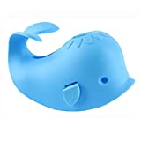Bath Spout Cover, Universal Whale Bathtub Faucet Baby Shower Protector Cover for Kid Toddler Bath Safety (Blue)